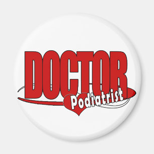 AIMANT DOCTEUR PODIATRIST DE LOGO