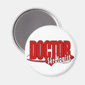 AIMANT DOCTEUR SEROLOGIST DE LOGO (Recto/Verso)