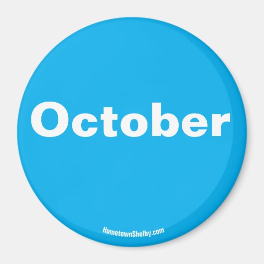 Aimant d'octobre (Devant)