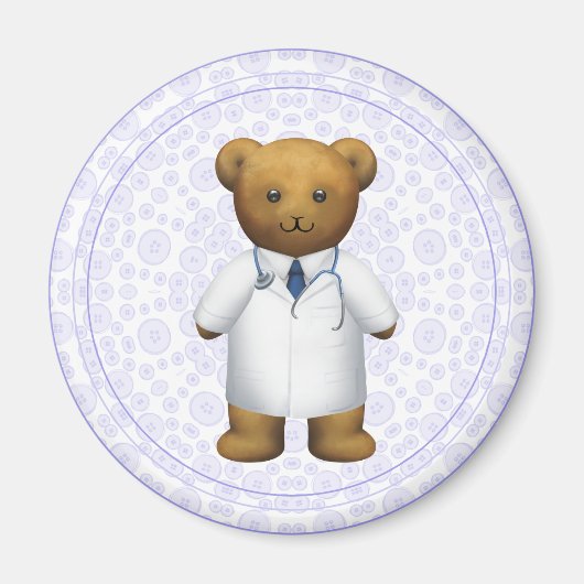 Aimant Doctor Bear - Teddy Bear (Devant)