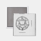 Aimant Dodécahedron, de 'De Divina Proportione' (Recto/Verso)