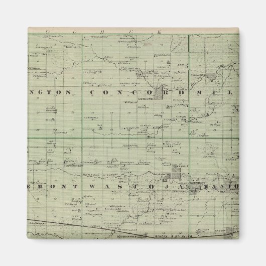 Aimant Dodge County, Minnesota (Devant)