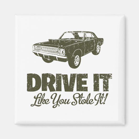 Aimant Dodge Hurst Hemi Dart 1968 (Devant)