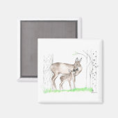 Aimant Doe and fawn (Recto/Verso)