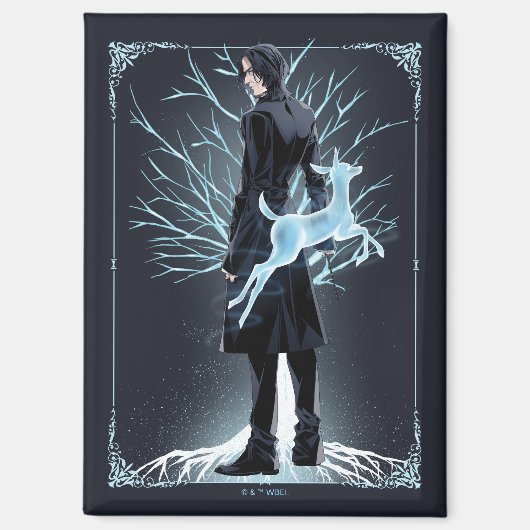 Aimant Doe Patronus d'Anime Severus Snape (Recto)