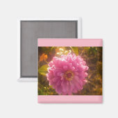 Aimant d'oeillet à fleurs d'été (Recto/Verso)
