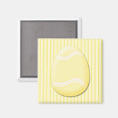 Aimant d'Oeuf de Pâques (Jaune) (Recto/Verso)
