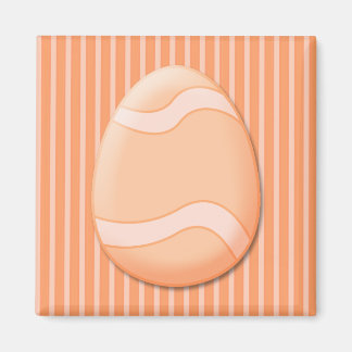 Aimant d'Oeuf de Pâques (orange)