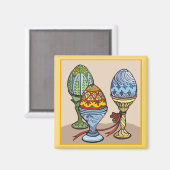 Aimant d'oeufs décoratifs (Recto/Verso)