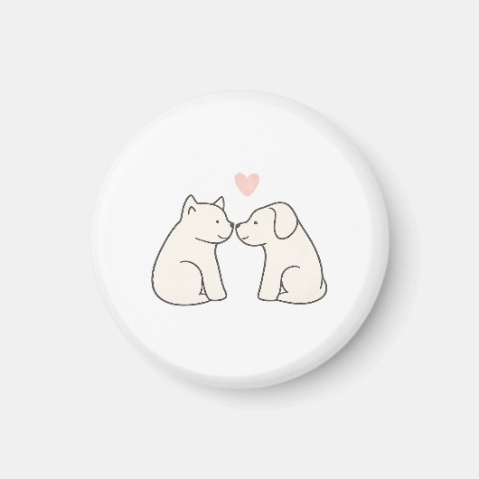 Aimant Dog Love (Devant)