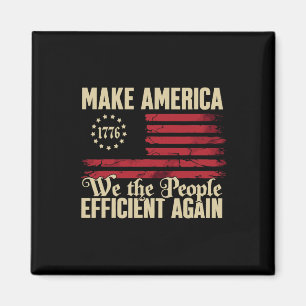Aimant Doge D.o.g.e Rendre l'Amérique efficace Trump 20