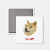 Aimant Doge Très Waouh Beaucoup Chien Telle Shiba Shibe I (Recto/Verso)