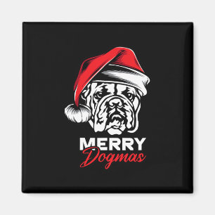 Aimant Dogmas English Bulldog Noël