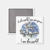 Aimant Dogo Argentino World 2 (Recto/Verso)