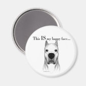 Aimant Dogo Happy Face (Recto/Verso)