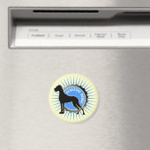Aimant Dogue allemand étoile bleue (In Situ (Lave-vaisselle))