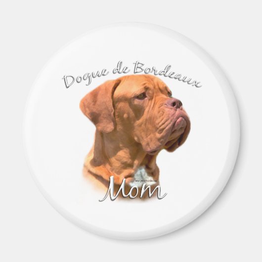 Aimant Dogue de Bordeaux Maman 2 (Devant)