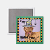 Aimant Dogue de Bordeaux Witch (Recto/Verso)