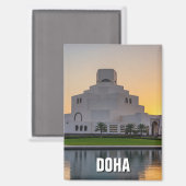 Aimant Doha Qatar Musée d'Art islamique Voyage (Recto/Verso)