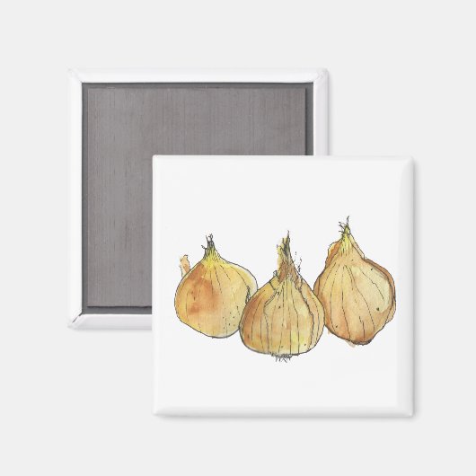 Aimant d'oignon (Recto/Verso)