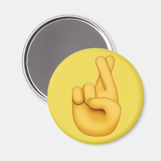 Aimant Doigts croisés Emoji (Recto/Verso)