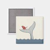 Aimant d'oiseaux et de baleines (Recto/Verso)