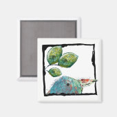 Aimant d'oiseaux et de feuilles (Recto/Verso)