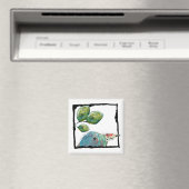 Aimant d'oiseaux et de feuilles (In Situ (Lave-vaisselle))