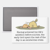 Aimant d'oiseaux précoces (Recto/Verso)