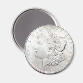 AIMANT DOLLAR MORGAN SILVER (Recto/Verso)