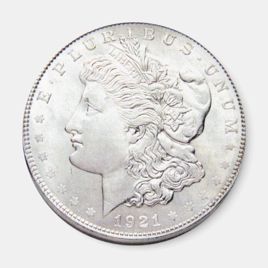 AIMANT DOLLAR MORGAN SILVER (Devant)