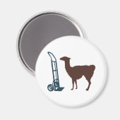 Aimant Dolly llama (Recto/Verso)