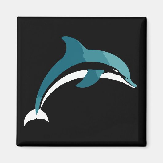 Aimant Dolphin Vector Art Animal Moderne Graphique Urbain (Devant)