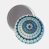 Aimant Dôme en verre tendu (Recto/Verso)