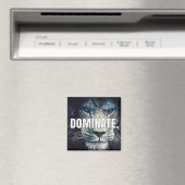 Aimant Dominer - Motivation Lion (In Situ (Lave-vaisselle))