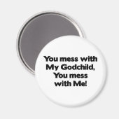 Aimant Don&apos ; pas de désordre avec mon enfant (Recto/Verso)