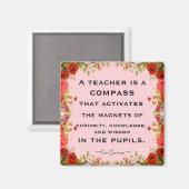 Aimant Don d'appréciation de l'enseignant (Recto/Verso)