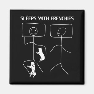 Aimant Don de chien Couches Avec Français