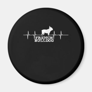 Aimant Don de chien   French Bulldog Heart