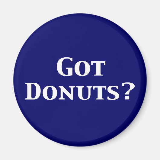 Aimant Don de donuts (Devant)