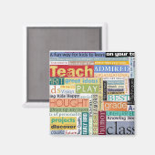 Aimant Don de l'enseignant (Recto/Verso)