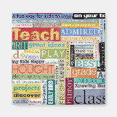 Aimant Don de l'enseignant (Devant)