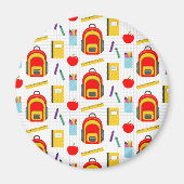 Aimant Don de l'enseignant | Apple Retour À L'École (Devant)