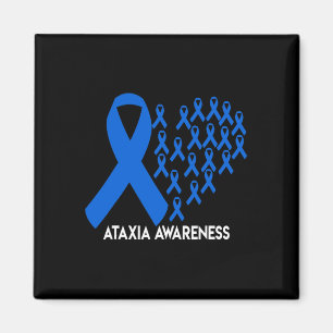 Aimant Don de ruban bleu de sensibilisation