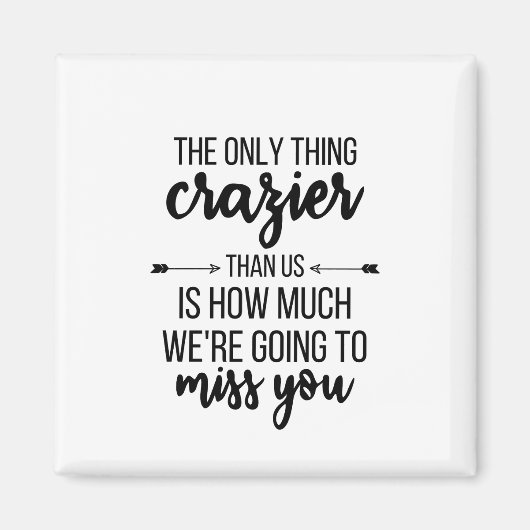 Aimant Don, Départ Du Patron, Cadeau Du Meilleur Ami (Devant)