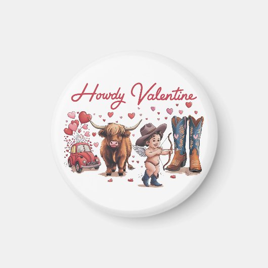 Aimant Don Valentine | Howdy Valentine (Devant)