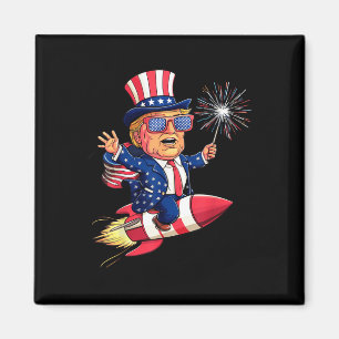 Aimant Donald Trump 2024 heureux 4 juillet Trump américai