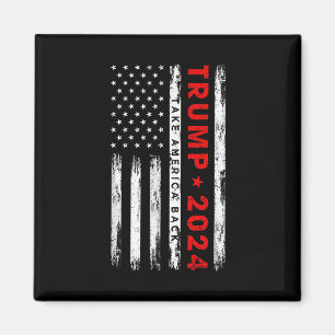 Aimant Donald Trump 2024 : l'Amérique doit le drapeau amé
