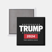 Aimant Donald Trump 2024 redonne l'élection américaine (Recto/Verso)