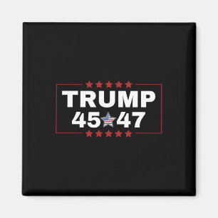 Aimant Donald Trump 45 47e Président américain Tee Mega a
